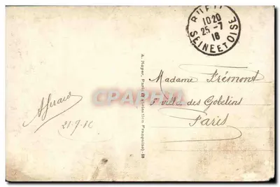 एक वाहन जो रानी जोसेफ़ीन को मलमॉइसन के किले तक ले जा रहा है — 33, रूएल — मलमॉइसन के किले — एडिटर अदृश्य — पीछे