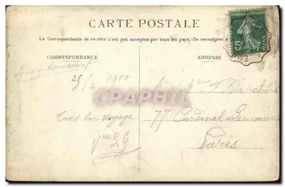 Au Pays du Champagne — Rinçage des Bouteilles à la Maison Moët & Chandon — Éditeur : Em. Choque, Imp. Épernay (Déposé) — Rückseite