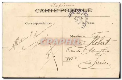 Paris — Une Entrée de Paris — L. J. & Cie, édit, Angoulême-Paris — Verso