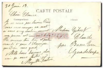 PARIS — Tuileries Gardens — The Bird Charmer — Publisher E.D. n°4440 — Back