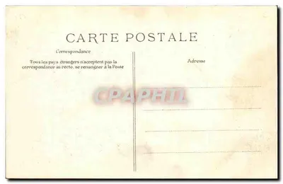 Les Souverains Danois à l'Hôtel de Ville — L'Escalier d'Honneur — Éditeur E.D. — Verso