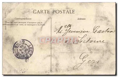Visita de S.M. Alphonse XIII a Paris — O Rei - O Geral Dubois - O Geral Debatisse — C.L.C. — Verso