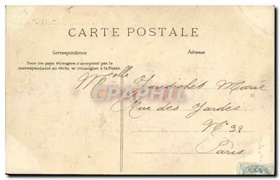 Visita de S.M. Alfonso XIII a Paris — Vincennes — C.L.C. — Verso