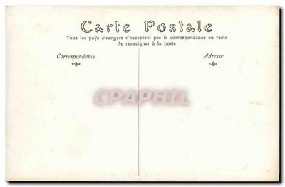Recepção do Rei da Noruega em Paris — Chegada ao Élysée (27 de Maio de 1907) — Cliché Chusseau-Flaviens — Verso