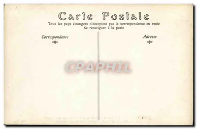 Recepção do Rei da Noruega em Paris — S.M. a Rainha Maud e Sra. Fallières saem dos Inválidos — Cliché Chusseau-Flavien, n°18 — Verso