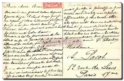 S.A.R. la Grande-Duchesse Marie-Adelaïde de Luxembourg — portrait en noir et blanc — éditeur inconnu, n° de série non lisible — Verso