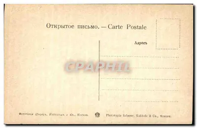 S. Ya. Elpatievskii — Portret w stroju — Phototypie Scherer, Nabholz & Co., Moskwa — Rewers