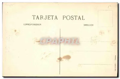 S.M. ALFONSO XIII, rei da Espanha — Lembrança de Garret & C.° — Málaga — Verso