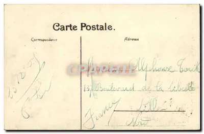 Stara pocztówka Uroczystość koronacji króla Alberta 23 grudnia 1909 Król salutuje tłumowi — Rewers