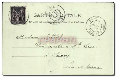 A Mulher Advogada — Sábado, 15 de junho de 1901 — Imp. Phot. J. Roger, Nancy — Verso