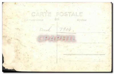 Locomotive à vapeur n° 2146 — station ferroviaire — éditeur non visible — Verso