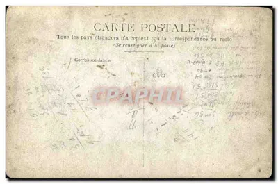 CARTE PHOTO Pociąg — Rewers