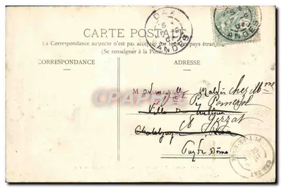 DAX - Casa de Ranquines, onde nasceu São Vicente de Paulo — Verso