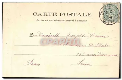 Châteaudun — dom z XVI wieku — Imp. Laussedat, Châteaudun — Rewers
