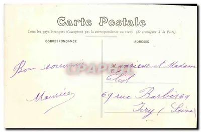 Châteaudun — Katedra św. Marii Magdaleny — Fototypia Mathieu i Cie — Rewers
