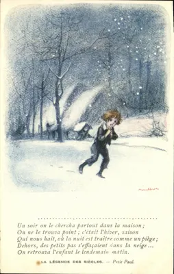 Criança perdida na neve — A Lenda dos Séculos — Petit Paul.