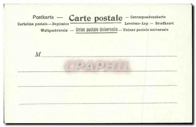 A Correios na Holanda — Kunzli Frères, Paris — número de série não visível — Verso