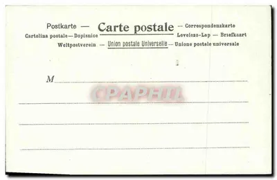 A Postagem no Venezuela — Cena colonial com bandeira colombiana — Kunti Peres, Editores, Paris — Verso