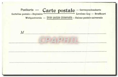Poczta w Egipcie — wydawca Kuntzli Bracia, Wydawnictwo Paryż — Rewers