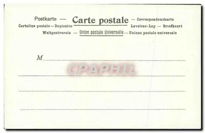 La Poste en Montenegro — escena postal — editor Kanzi Feteza, París, n° de serie 10 HOB4 — Reverso