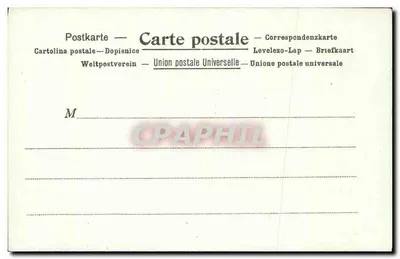 Poczta w Siamie — Kunzili Frères Wydawcy, Paryż — n° 722 — Rewers