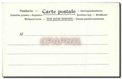 A Correios na Dinamarca — Kunzli Frères Editeurs, Paris — Verso