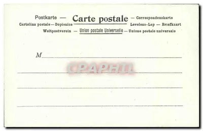 La Poste em La Trinidad — União Postal Universal — Kunzli Frères, Editores, Paris — Verso