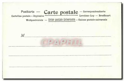 A Postagem na Sérvia — Muntili Faresa Éditions Paris — número de série não visível — Verso