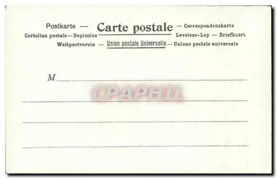 A Postagem na Coréia — Kunzli Frères, Paris — n° 5 — Verso