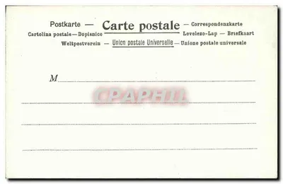 A Correios no Cachemira — Correspondência em território indiano — editor Kunzli Frères, Paris — Verso