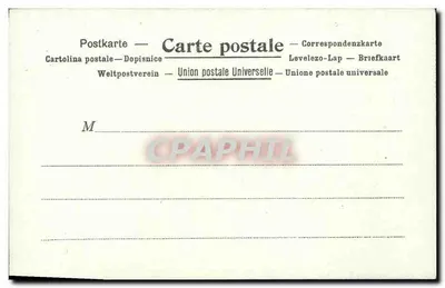 A Postagem na Rússia — Kunzli Frères, Paris — Verso