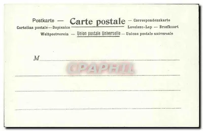 A La Poste em Portugal — Kunzli Pères, Paris — número de série não visível — Verso