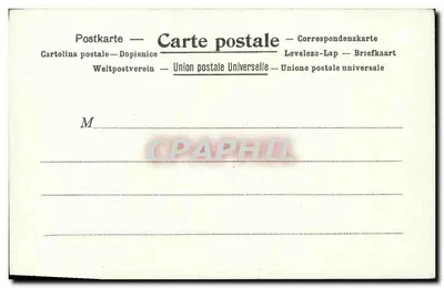 A Posta no Peru — Kunzli Frères, Paris — número de série não visível — Verso