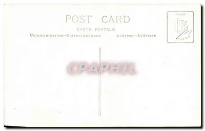 Trzy osoby w kąpielowym — plaża — wydawca STAMP — Rewers