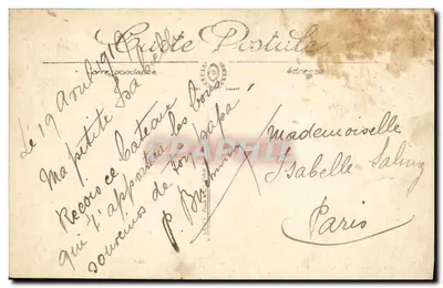 ले हैवर — जहाज 'फ्रांस', कंपनी जनरल ट्रांसएटलांटिक के — LL — पीछे