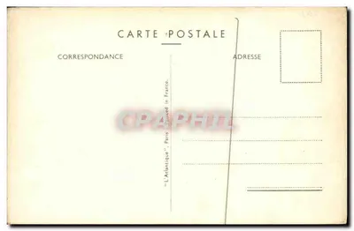 Costa Atlântica — Cie Générale Transatlantique · French Line — "Normandie" — L'Atlantique, Paris — Verso