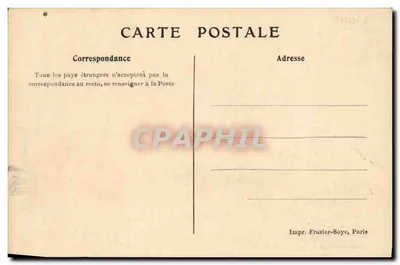 Frégata blindada « Gloire » — 1859 — Ligue Maritime Française, 8 rue La Boétie, Paris — Verso