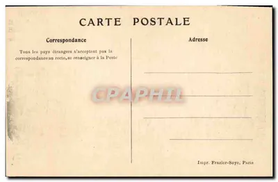 Os Fenícios — O navio « Gaoul » — Ligue Maritime Française, 8 rue La Boétie, Paris — Verso