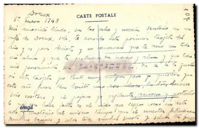 Ave e ninho — bordado em tecido — editor Emgé, n° 104 — Verso