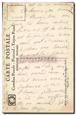 Cena na Alsácia — 1915 — Hansi — Verso