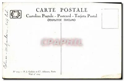 O campanário de Eguisheim - Alsácia — J. J. Waltz (Hansi) — N° 229 — Verso