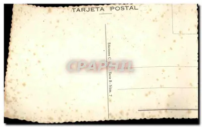 Mulher em traje tradicional — Madrid — Edições C.D.R. N°7 — Verso
