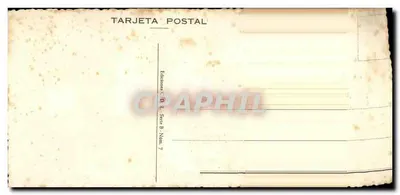 Mulher em traje tradicional — Madrid — Editor Falcones, série B, n°7 — Verso