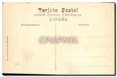 Monasterio de SANTAS CREUS — Wzór ogólny — A.T.V. 717 — Rewers