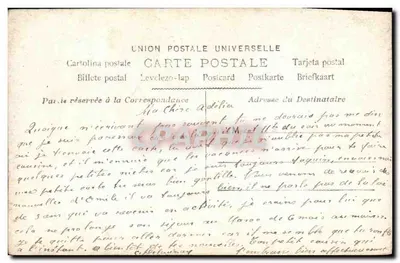 Fille en robe et châle — poème 'Cœur d'Alsace' — IRIS, n°2045 — Rewers