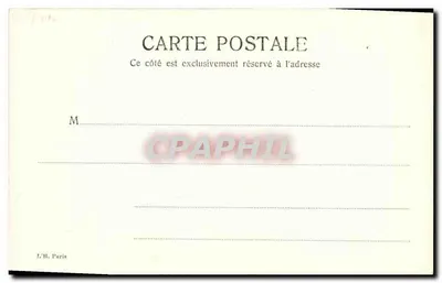 Homem sentado em uma mesa — texto impresso — L'H. Paris, n°8 — Verso