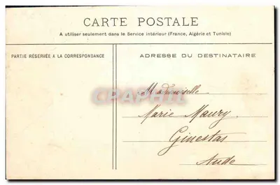 Le Vitrrier — Mały kamień rzucić — C. Curyette, Aude — Rewers