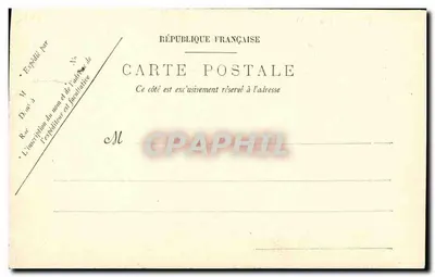 Cena de rua — Casal em traje — C. M. Paris — Verso