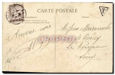 Les dames du château — scène de jardin — éditeur non identifié — Verso