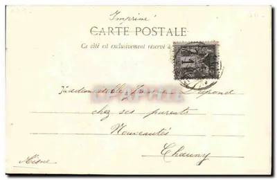 Weihnachten des Kleinen Schornsteinfegers — Serie 5 — Phototype Bergeret & Cie, Nancy — Rückseite